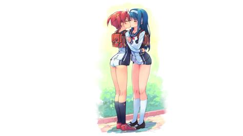 anime lesbian threesome|Lesbian Hentai Threesome Porn Videos .